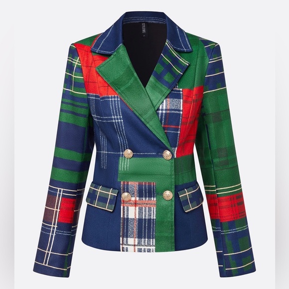 ‼️Plaid Double-Breasted Women's Jacket❤️‼️ - Picture 4 of 8